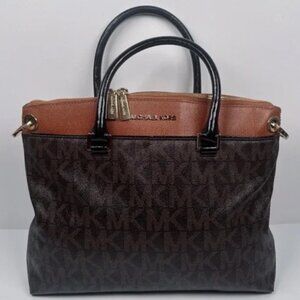 Michael Kors Aubrey Brown Leather